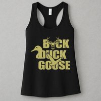 Hunting Season Buck Duck Goose Big Game Duck Womens Tank Top