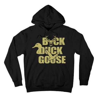 Hunting Season Buck Duck Goose Big Game Duck Tall Hoodie