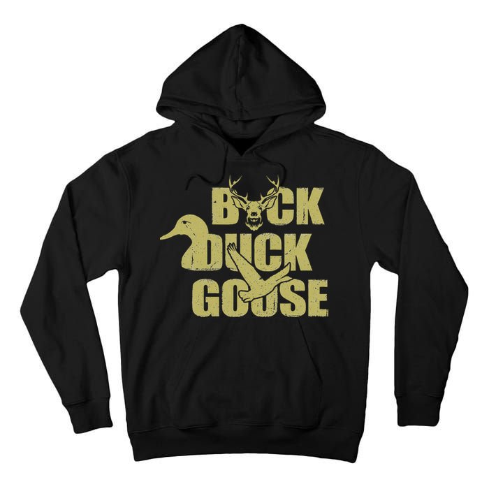 Hunting Season Buck Duck Goose Big Game Duck Tall Hoodie