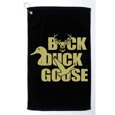 Hunting Season Buck Duck Goose Big Game Duck Golf Towel