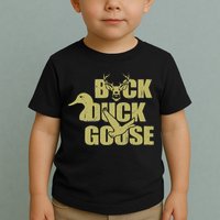 Hunting Season Buck Duck Goose Big Game Duck Toddler T-Shirt