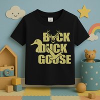 Hunting Season Buck Duck Goose Big Game Duck Toddler T-Shirt