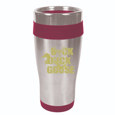 Hunting Season Buck Duck Goose Big Game Duck 16oz Travel Tumbler