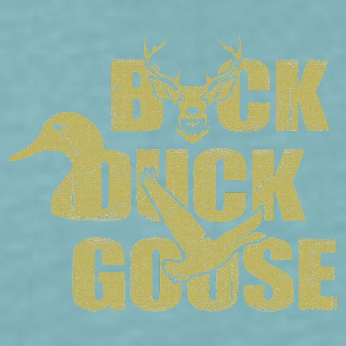 Hunting Season Buck Duck Goose Big Game Duck Sueded Cloud Jersey T-Shirt