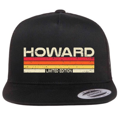Howard Surname Birthday Family Reunion 80s 90s Sunset Flatbill Hat