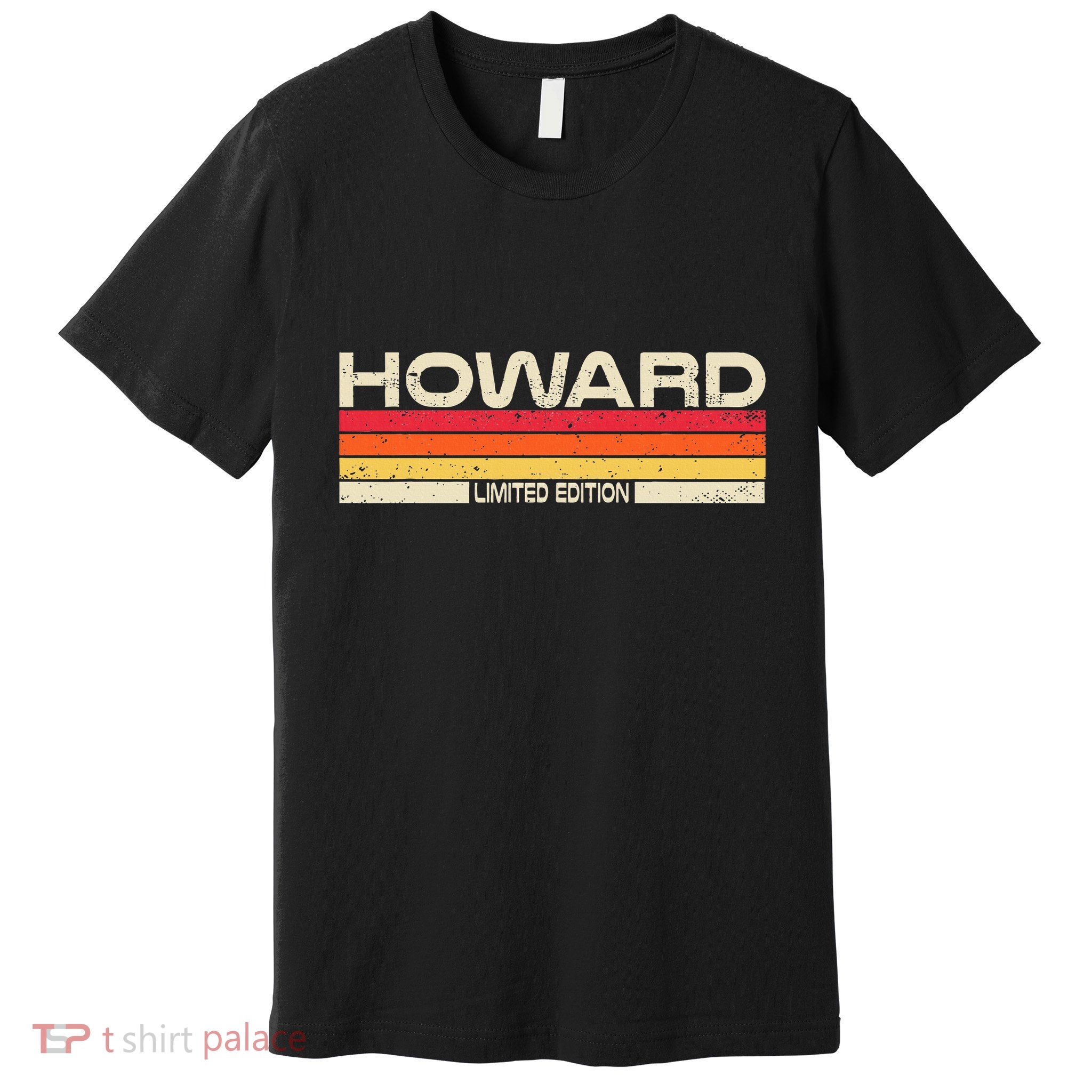 Howard Surname Birthday Family Reunion 80s 90s Sunset Premium T-Shirt