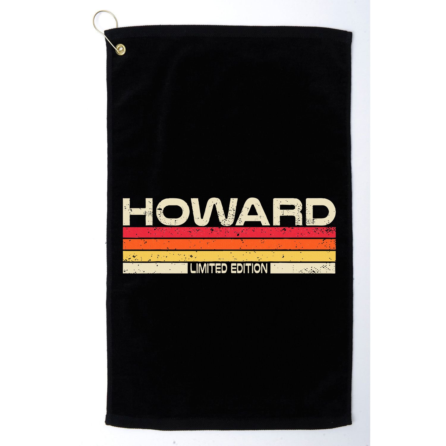 Howard Surname Birthday Family Reunion 80s 90s Sunset Golf Towel