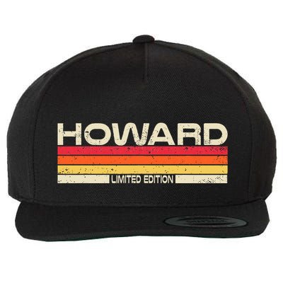 Howard Surname Birthday Family Reunion 80s 90s Sunset Wool Snapback Cap