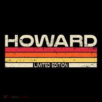 Howard Surname Birthday Family Reunion 80s 90s Sunset Kids T-Shirt