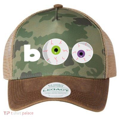 Halloween Scary Boo Eyes Legacy Tie Dye Trucker Hat