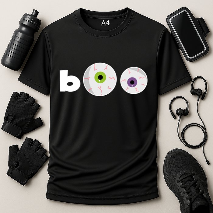 Halloween Scary Boo Eyes Cooling Performance Crew T-Shirt
