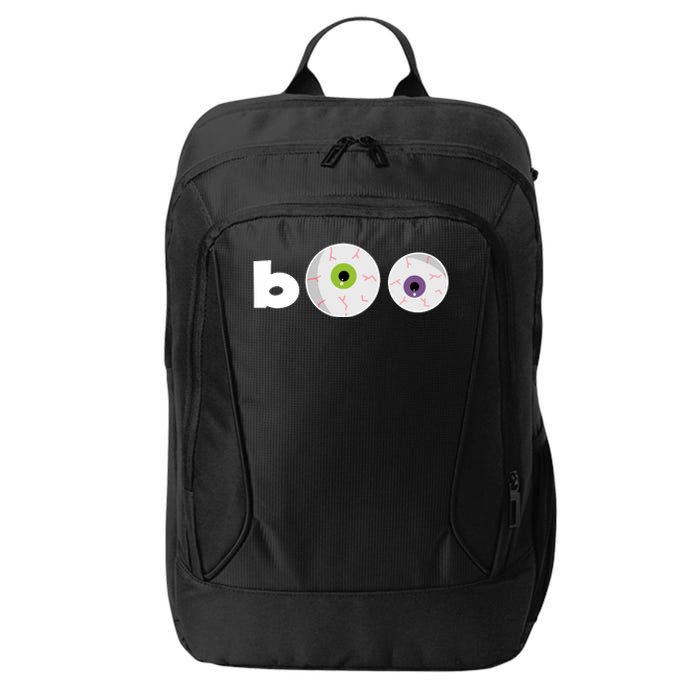 Halloween Scary Boo Eyes City Backpack