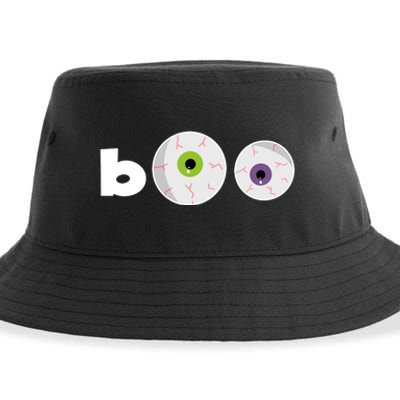 Halloween Scary Boo Eyes Sustainable Bucket Hat