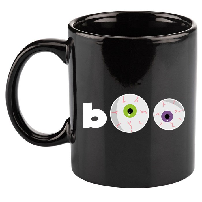 Halloween Scary Boo Eyes 11oz C Handle Ceramic Mug