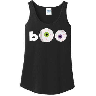 Halloween Scary Boo Eyes Ladies Essential Tank