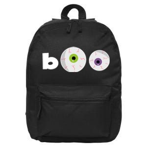 Halloween Scary Boo Eyes 16 in Basic Backpack