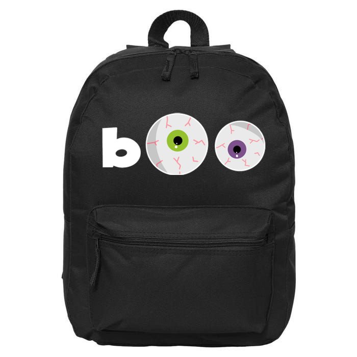 Halloween Scary Boo Eyes 16 in Basic Backpack