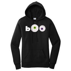 Halloween Scary Boo Eyes Women's Pullover Hoodie