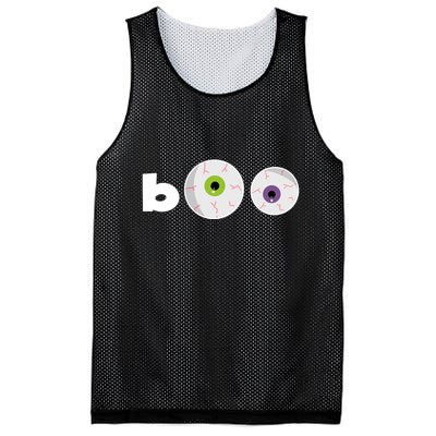 Halloween Scary Boo Eyes Mesh Reversible Basketball Jersey Tank