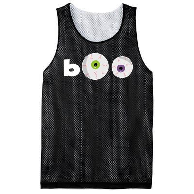 Halloween Scary Boo Eyes Mesh Reversible Basketball Jersey Tank