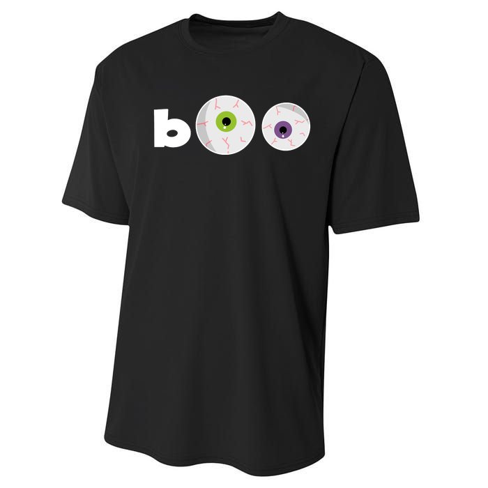 Halloween Scary Boo Eyes Performance Sprint T-Shirt