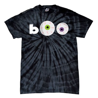 Halloween Scary Boo Eyes Tie-Dye T-Shirt