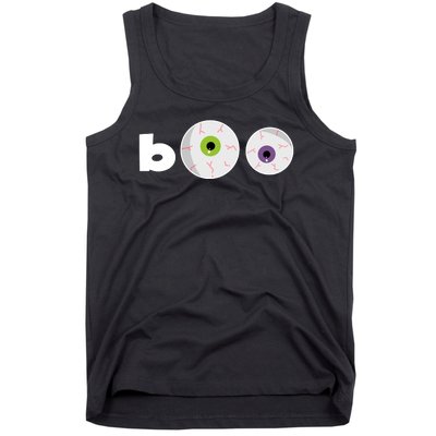 Halloween Scary Boo Eyes Tank Top