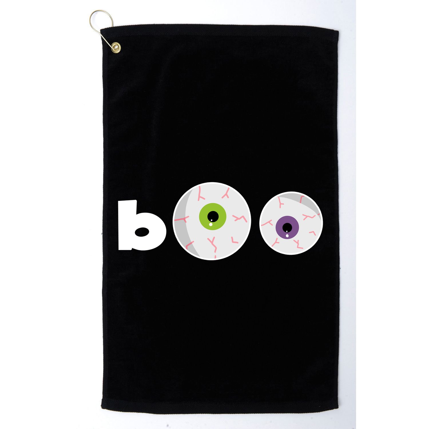 Halloween Scary Boo Eyes Golf Towel
