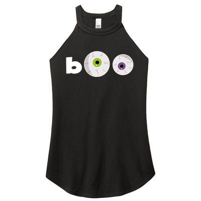 Halloween Scary Boo Eyes Women's Perfect Tri Rocker Tank