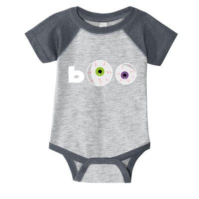 Halloween Scary Boo Eyes Infant Baby Jersey Bodysuit