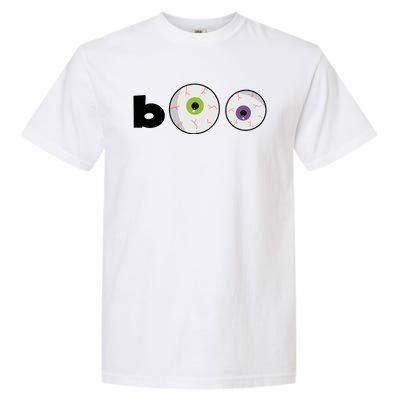 Halloween Scary Boo Eyes Garment-Dyed Heavyweight T-Shirt