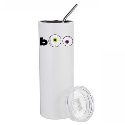 Halloween Scary Boo Eyes Stainless Steel Tumbler