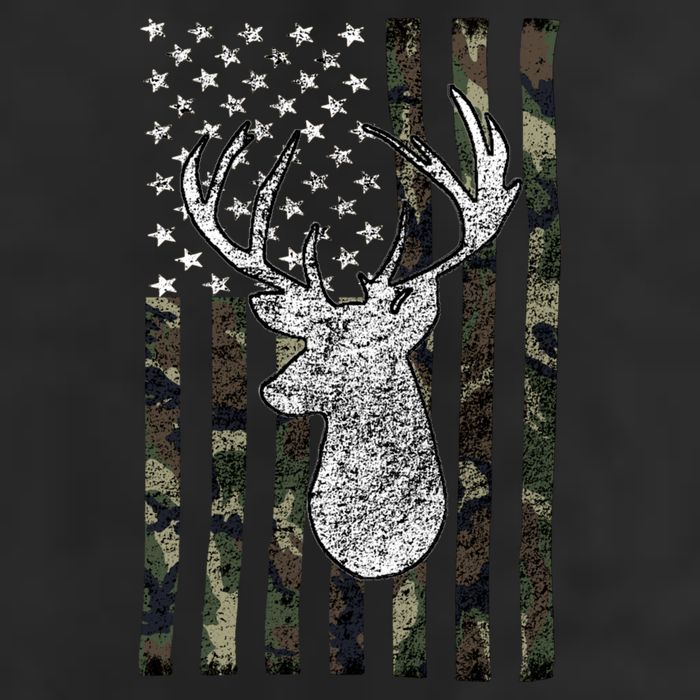 Hunting Season Buck Deer Hunting American Camouflage USA Flag Adult Drive Performance Visor