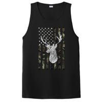 Hunting Season Buck Deer Hunting American Camouflage USA Flag PosiCharge Competitor Tank