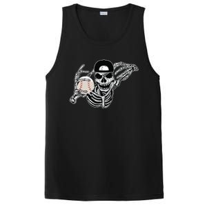 Halloween Skeleton Baseball Player Skull Hands PosiCharge Competitor Tank