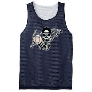 Halloween Skeleton Baseball Player Skull Hands Mesh Reversible Basketball Jersey Tank