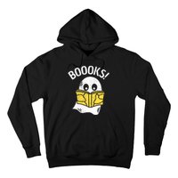 Halloween Saying Boooks Bookworm Ghost Librarian Hoodie