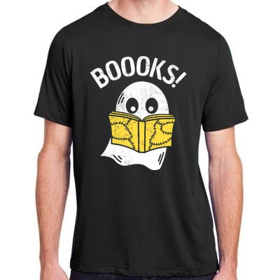 Halloween Saying Boooks Bookworm Ghost Librarian Adult ChromaSoft Performance T-Shirt