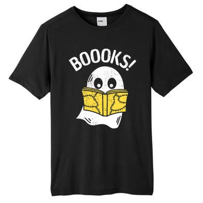 Halloween Saying Boooks Bookworm Ghost Librarian Tall Fusion ChromaSoft Performance T-Shirt