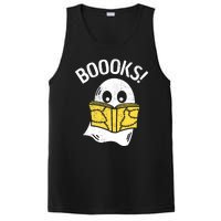 Halloween Saying Boooks Bookworm Ghost Librarian PosiCharge Competitor Tank