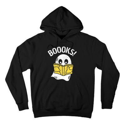 Halloween Saying Boooks Bookworm Ghost Librarian Tall Hoodie