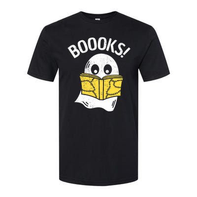 Halloween Saying Boooks Bookworm Ghost Librarian Softstyle CVC T-Shirt