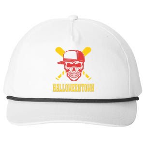 Halloweentown Skeleton Baseball Snapback Five-Panel Rope Hat