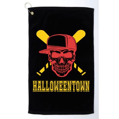 Halloweentown Skeleton Baseball Golf Towel