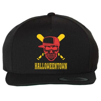 Halloweentown Skeleton Baseball Wool Snapback Cap