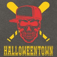 Halloweentown Skeleton Baseball Cotton Canvas Backpack