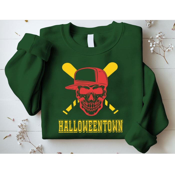 Halloweentown Skeleton Baseball Sweatshirt