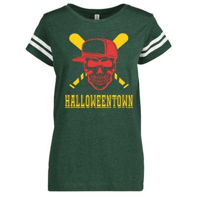 Halloweentown Skeleton Baseball Enza Ladies Jersey Football T-Shirt