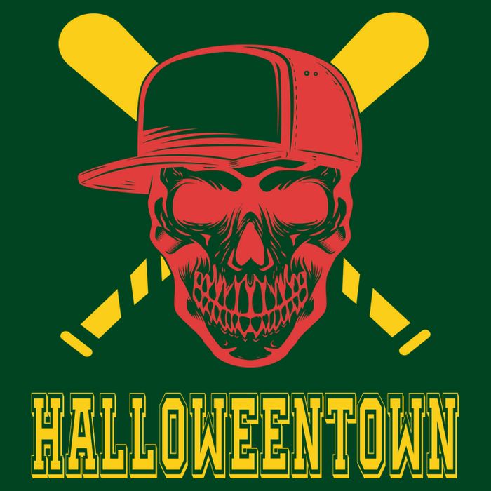 Halloweentown Skeleton Baseball Sustainable Beanie
