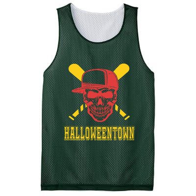 Halloweentown Skeleton Baseball Mesh Reversible Basketball Jersey Tank